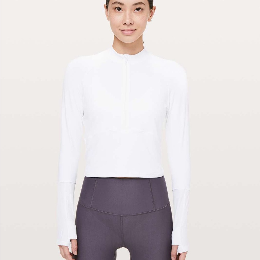 Lululemon It’s Rulu Long Sleeve - White - Sz 6